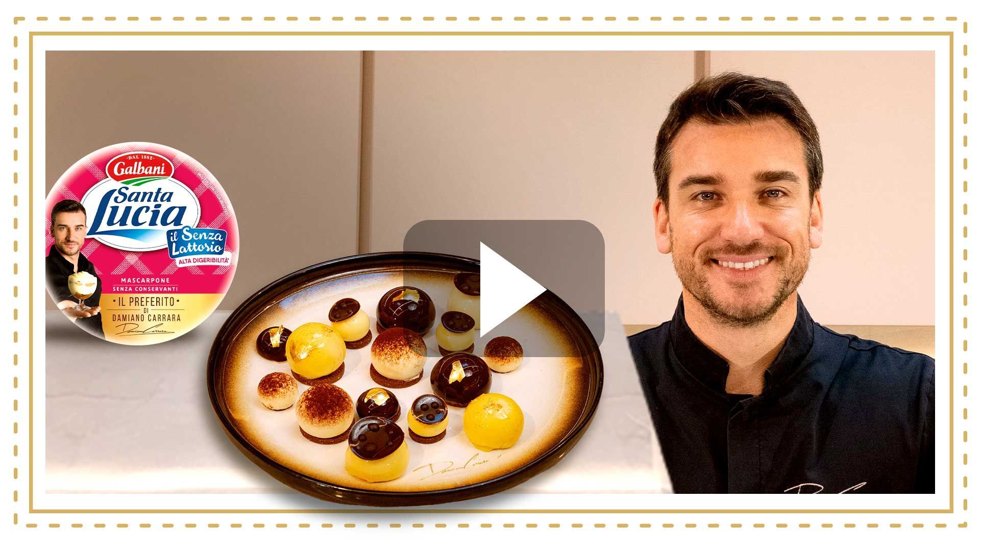 Tiramisù al piatto senza lattosio di Damiano Carrara