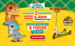 Scopri l’Era Giurassica con Crema Bel Paese Scopri l’Era Giurassica con Crema Bel Paese