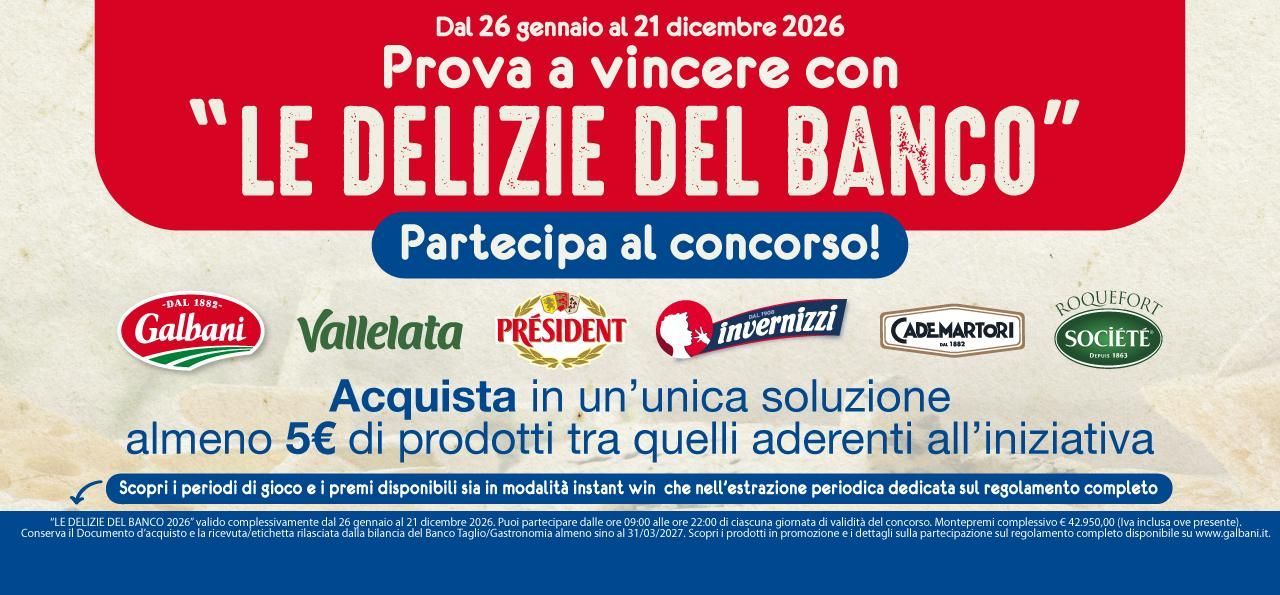 Le delizie del banco 2026 Le delizie del banco 2026