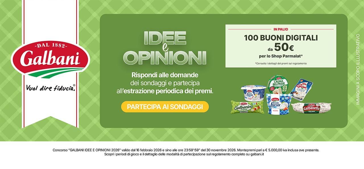 Galbani Idee e Opinioni 2026 Galbani Idee e Opinioni 2026