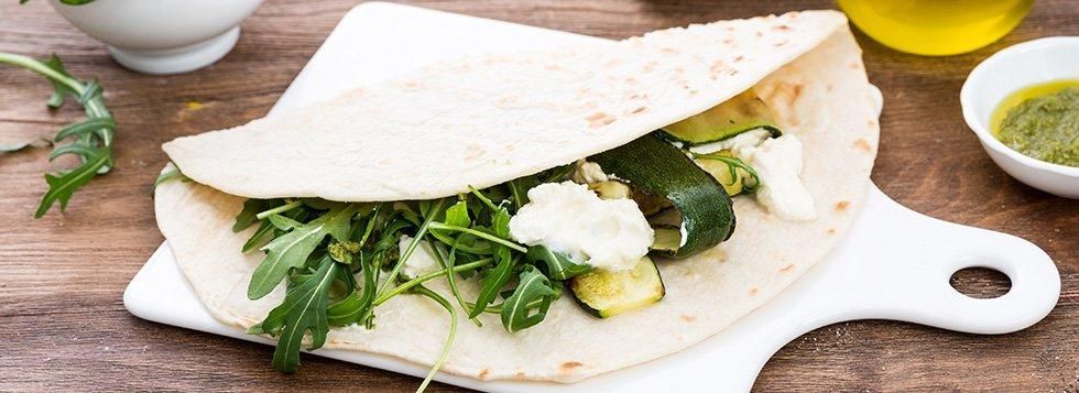 Piadina romagnola vegana: ricetta senza strutto e farciture veg