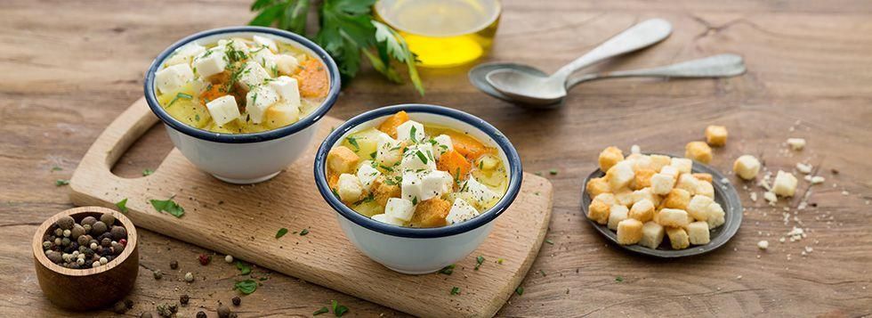 Zuppa di zucca e patate