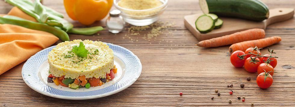 Cous Cous medio con gamberetti ortaggi e curry - Granoro