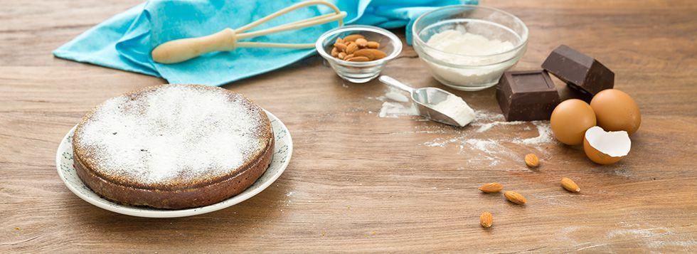 Ricetta per Torta Caprese a forma di Cuore per San Valentino