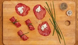 Involtini di Bresaola: ricetta facile, veloce e leggera